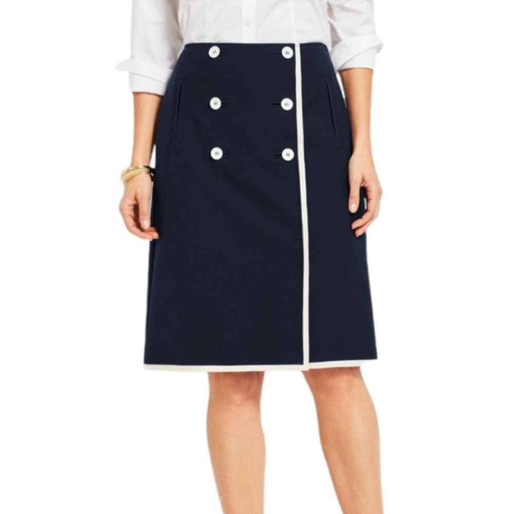 Talbots Navy Blue Nautical skirt - New w/Tags
